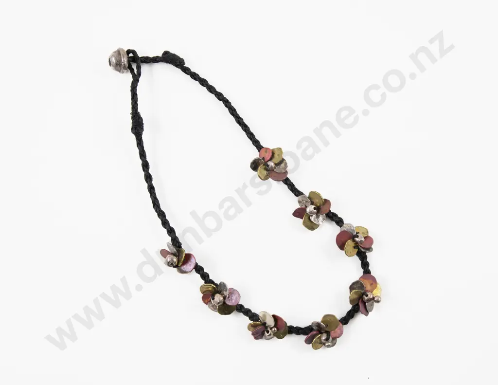 NZ Jeweller Zoya Beri Flower Choker Necklace Image 1++