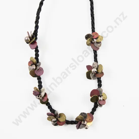 NZ Jeweller Zoya Beri Flower Choker Necklace