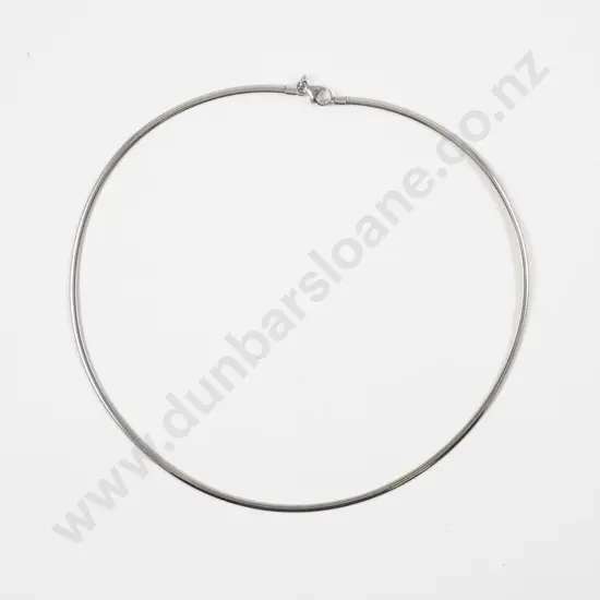 10ct White and Yellow Gold Chocker Neck Chain