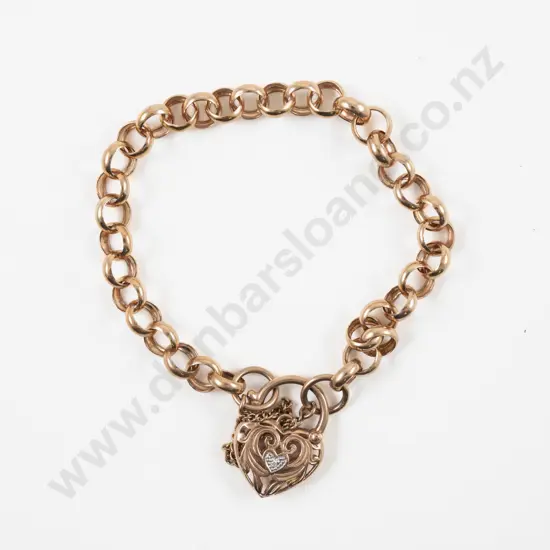 9ct Trace Link Bracelet