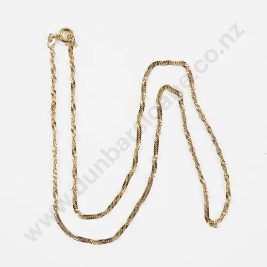 10ct Fancy Link Neck Chain