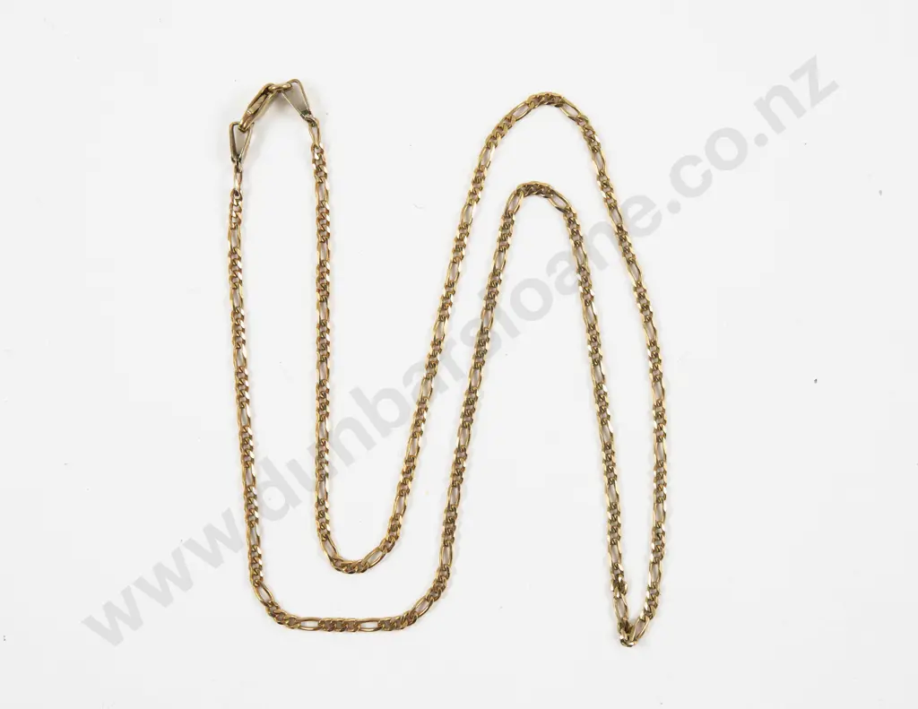9ct Fancy Link Neck Chain Image 1++