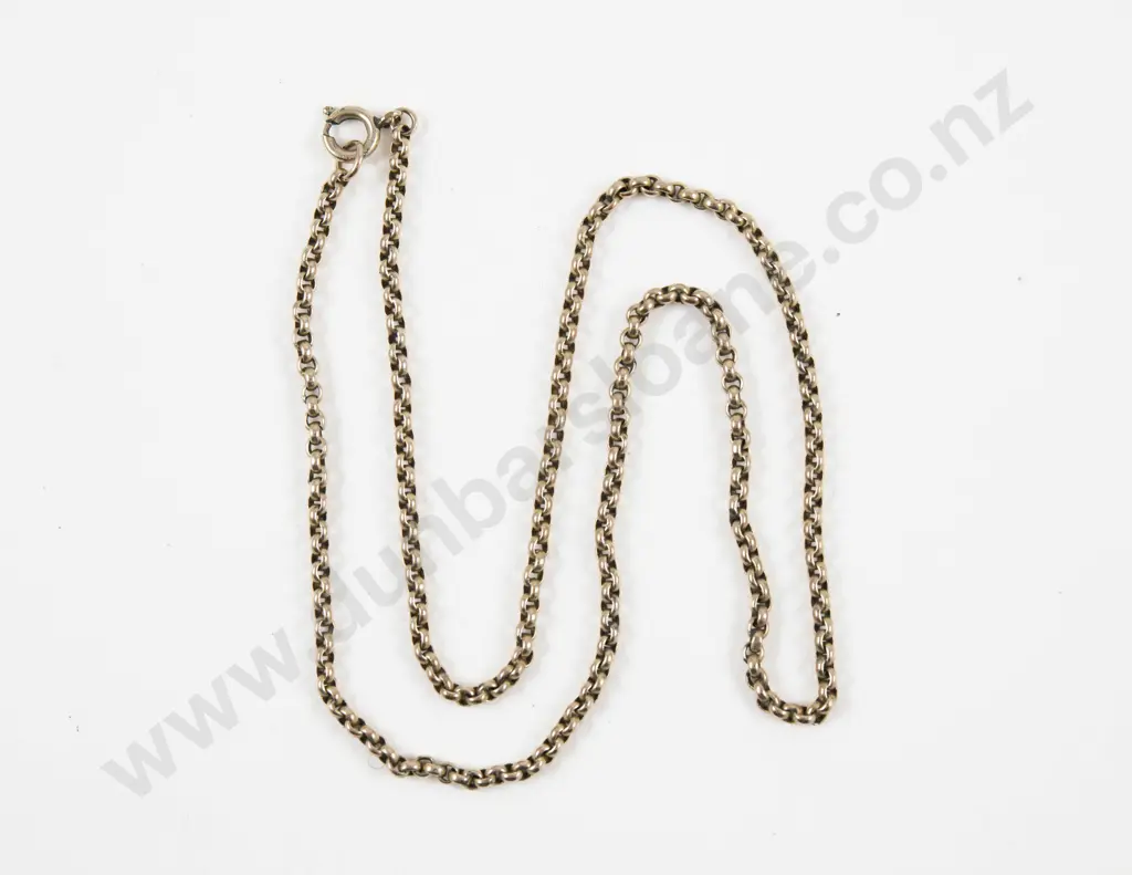 9ct Trace Link Neck Chain Image 1++