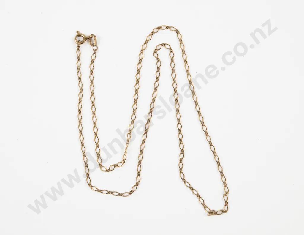 9ct Fancy Link Neck Chain Image 1++