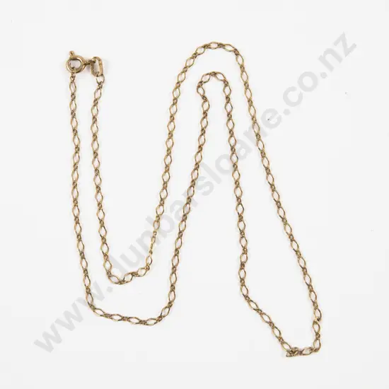 9ct Fancy Link Neck Chain