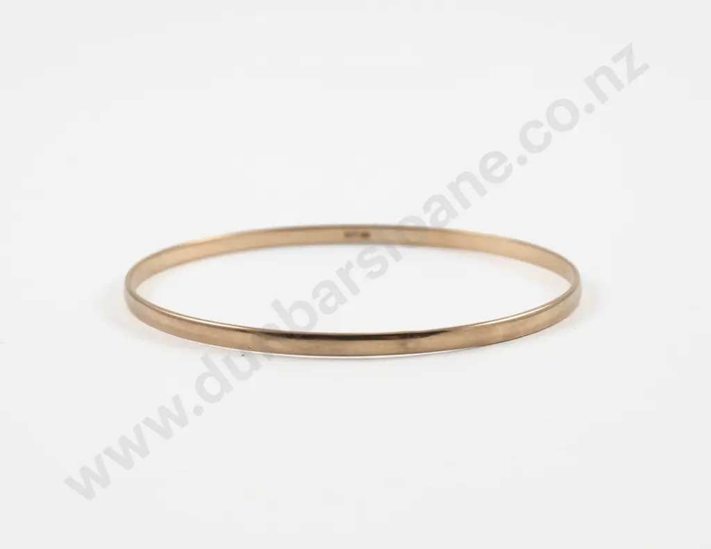 9ct Plain Bangle Image 1++