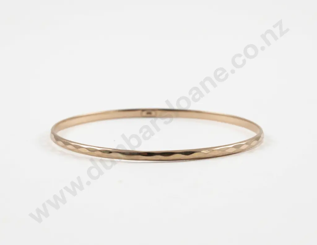 9ct Plain Bangle Image 1++