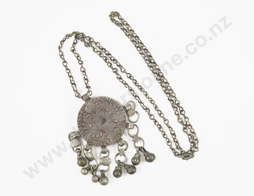 1780 Maria Theresa Thaler Coin Pendant Image 1++
