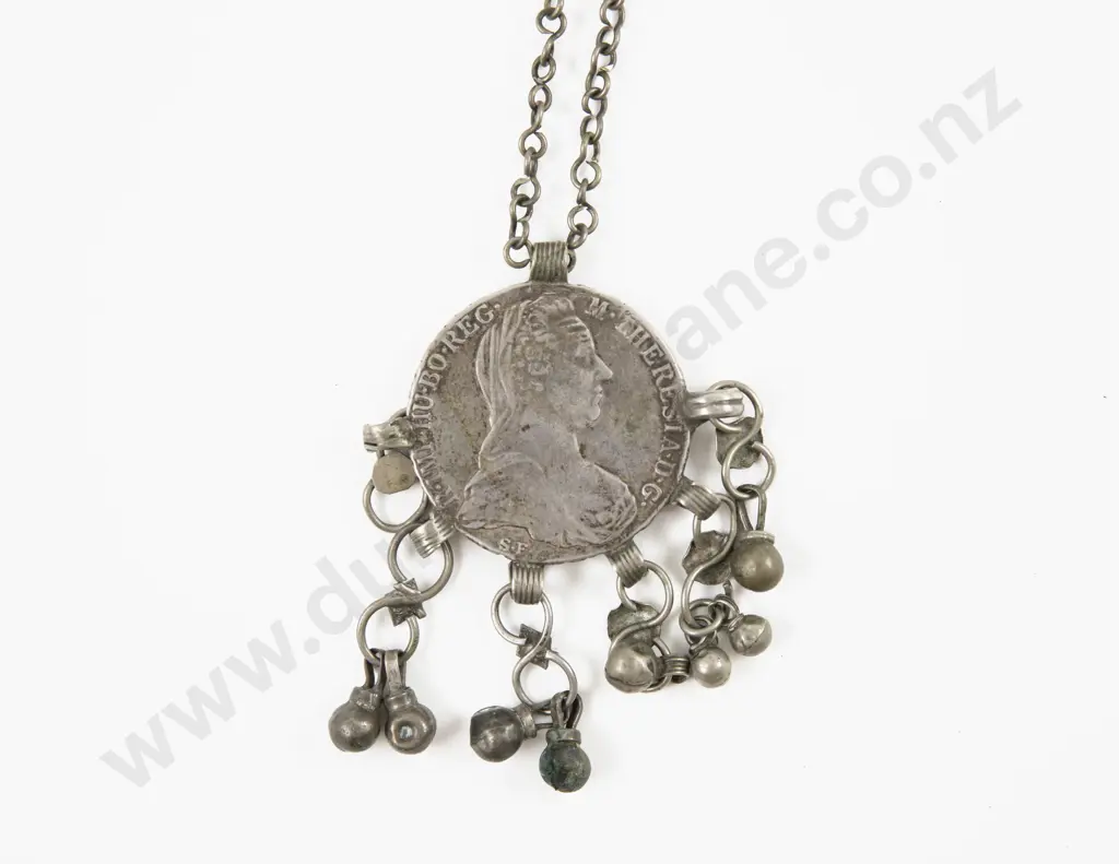 1780 Maria Theresa Thaler Coin Pendant Image 1++