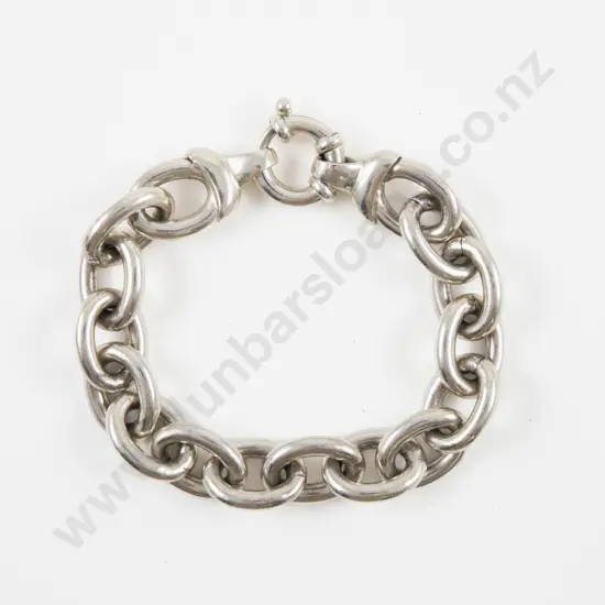 Heavy S/S Curb Link Bracelet