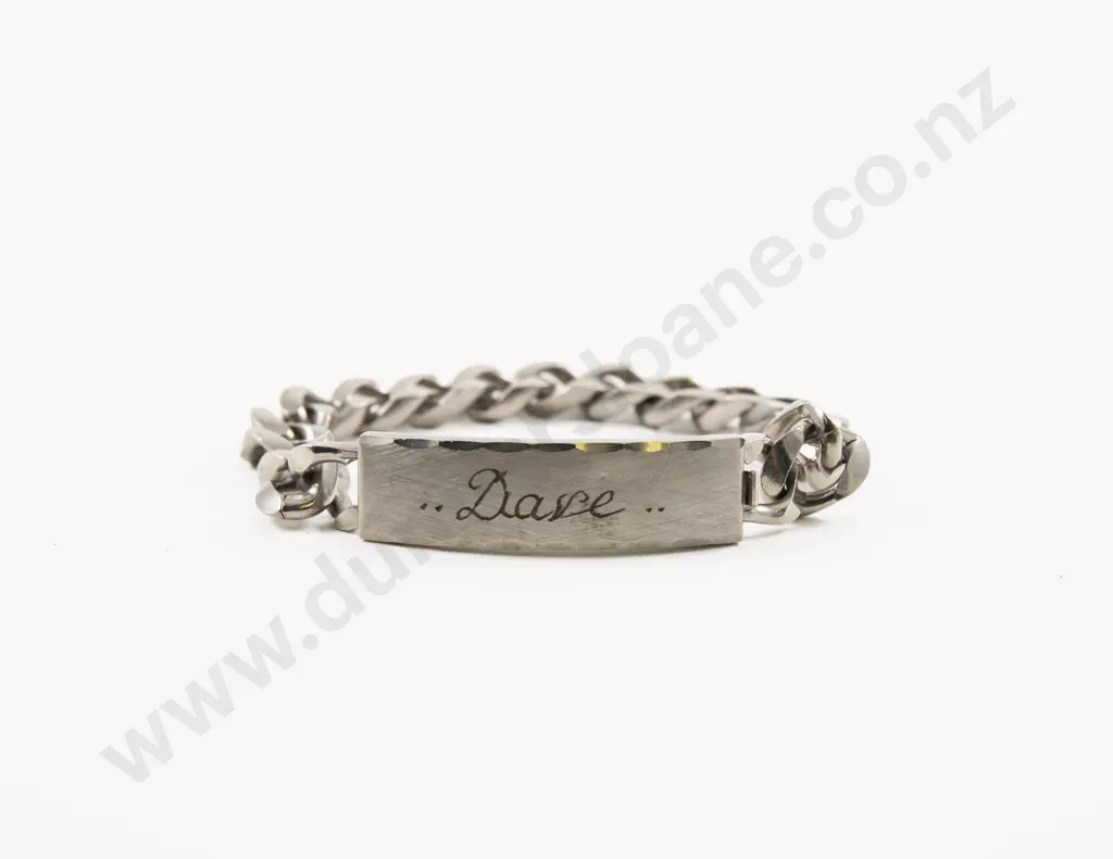 Stainless Steel Curb Link Identification Bracelet Image 1++