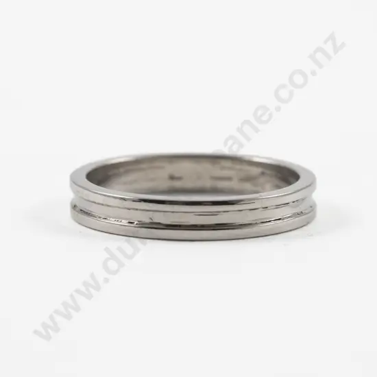 9ct White Gold Wedding Ring