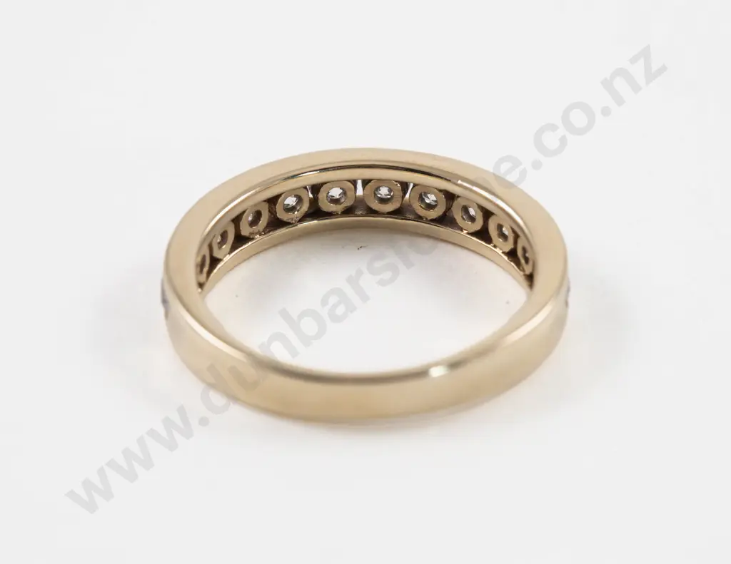 10ct Twelve Stone Diamond Band Ring Image 1++