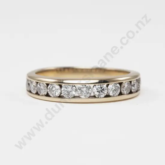 10ct Twelve Stone Diamond Band Ring