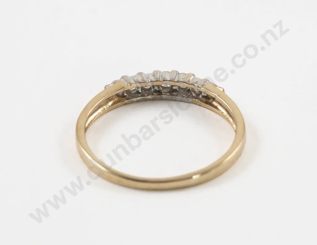 9ct Seven Stone Diamond Ring Image 1++