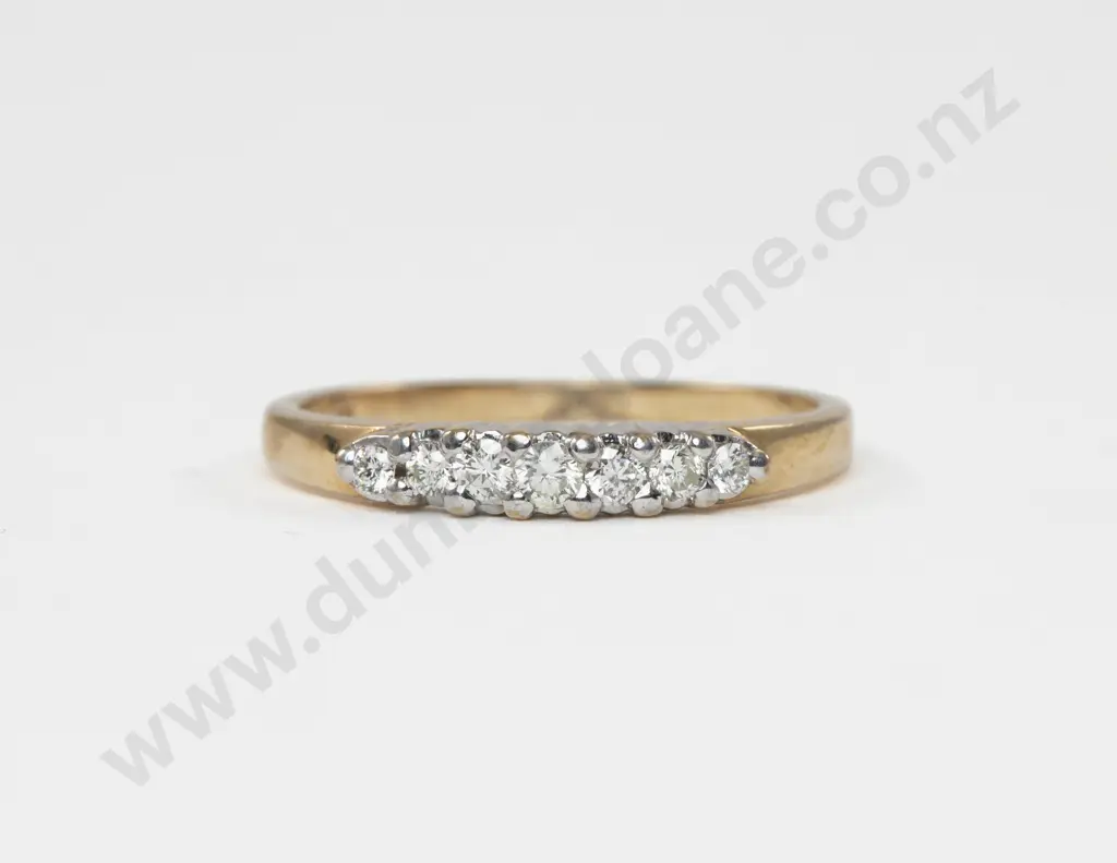 9ct Seven Stone Diamond Ring Image 1++