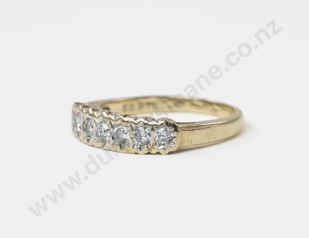 9ct Seven Stone Diamond Eternity Band Image 1++