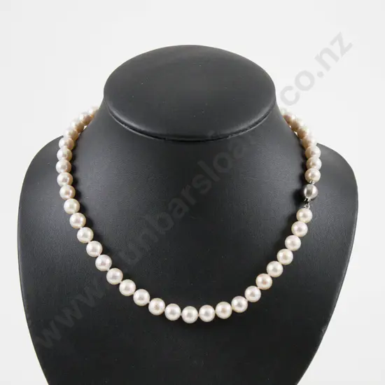 Single Strand Uniform Cultured Pearl Necklace