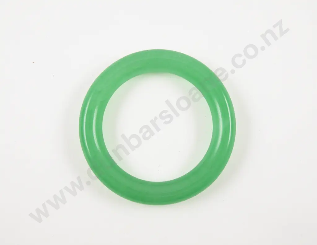 Mottled Green Holulith Bangle Image 1++