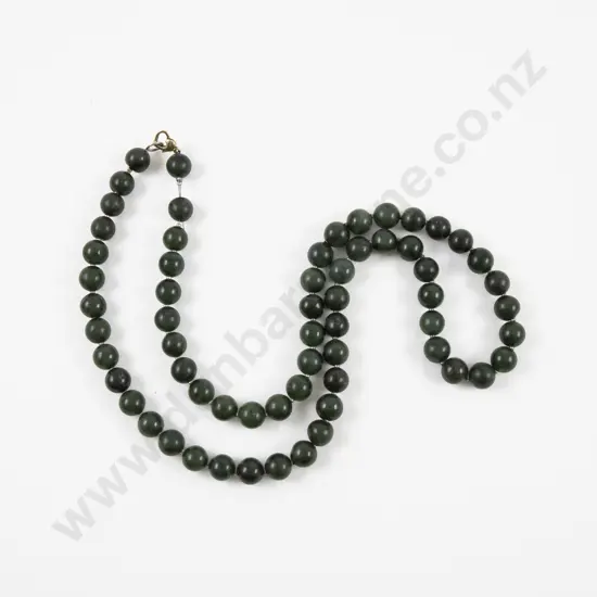 Single Strand Uniform Chrysoprase Necklace