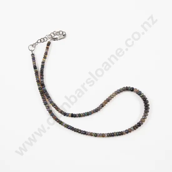 Single Strand Uniform Opal Bead Necklace