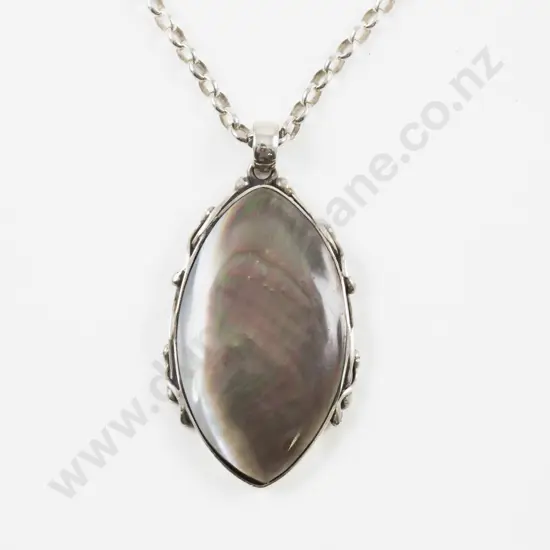 S/S NZ Paua Pendant