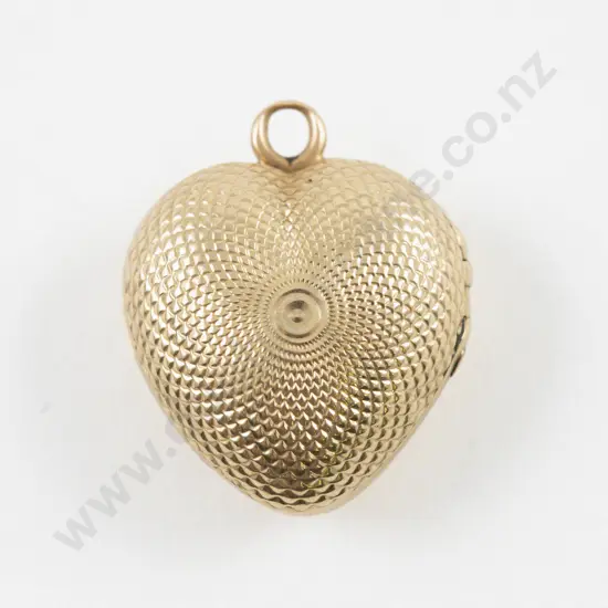 14ct Heart Photo Locket Pendant