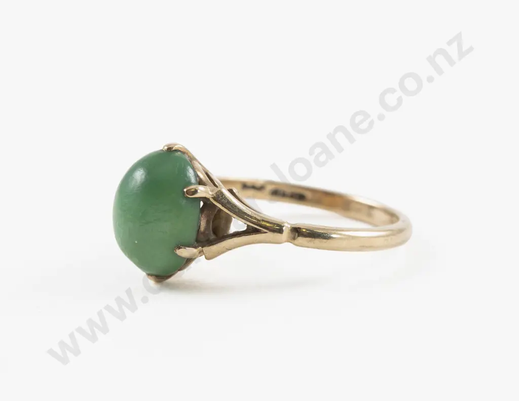 9ct Single Stone Turquoise Ring Image 1++