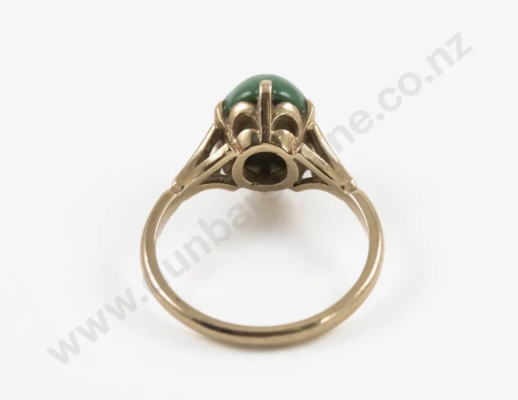 9ct Single Stone Turquoise Ring Image 1++
