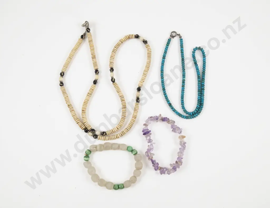 Collection of Bead Necklaces and Bracelets Image 1++