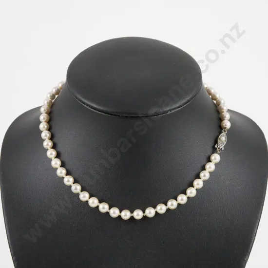 Single Strand Uniform Cultured Pearl Necklace