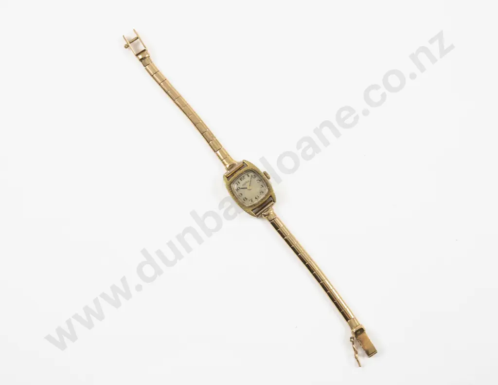 Vintage Gold Plated Roamer Ladies Wrist Watch Image 1++