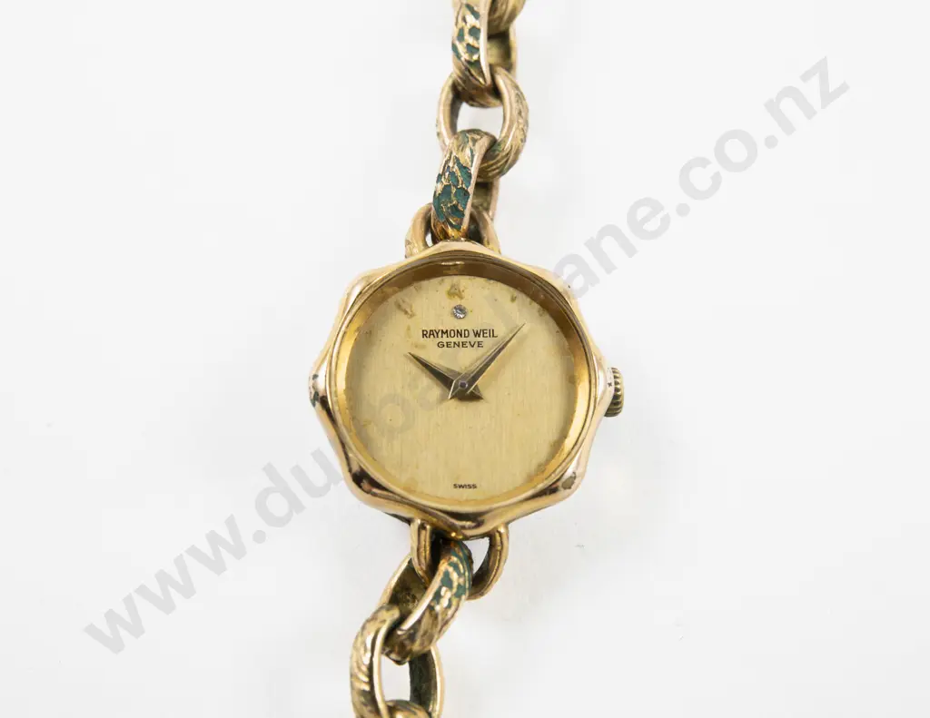 Raymond Weil Geneve Gold Plated Ladies Wrist Watch Image 1++