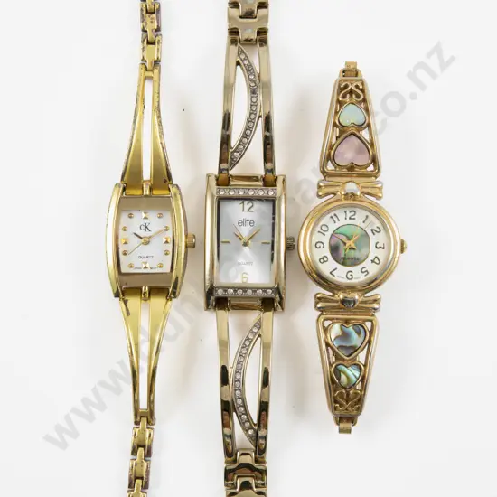 Three Ladies Wrist Watches