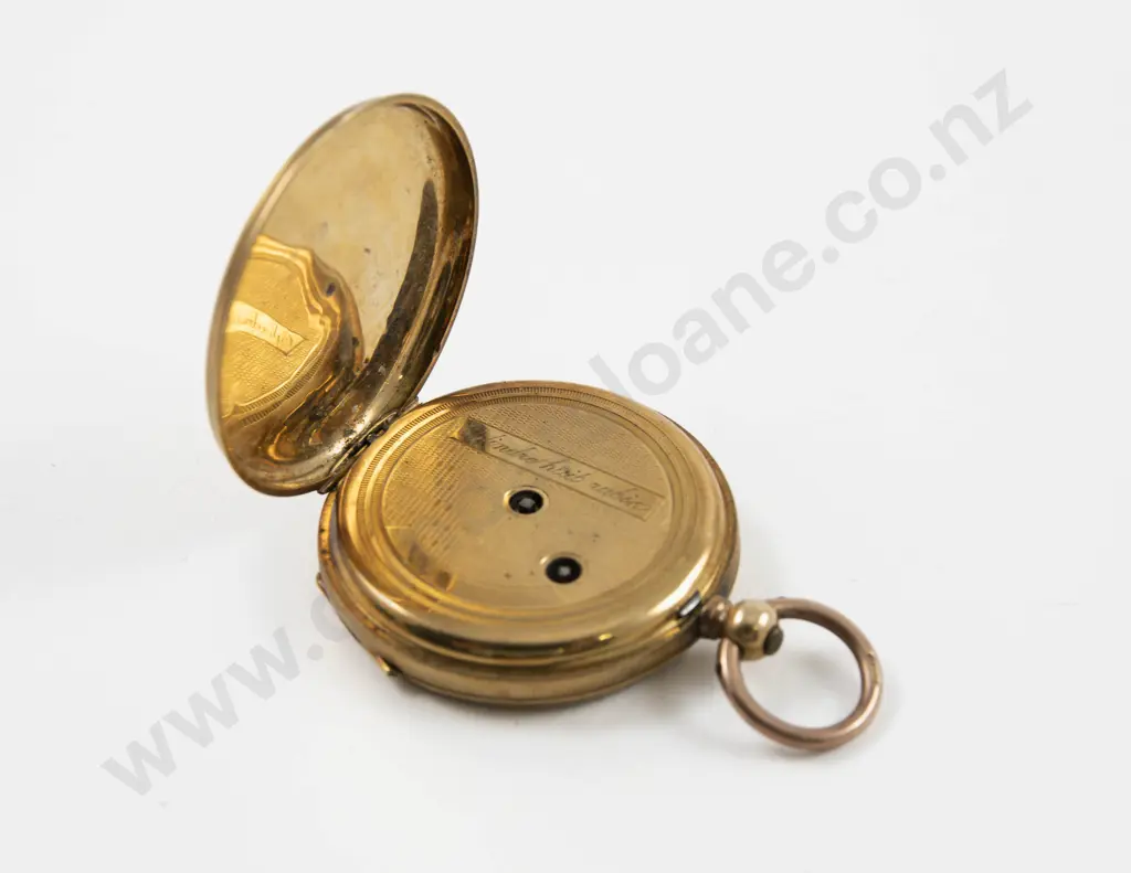 9ct Open Face Key Wind Pocket Watch Image 1++