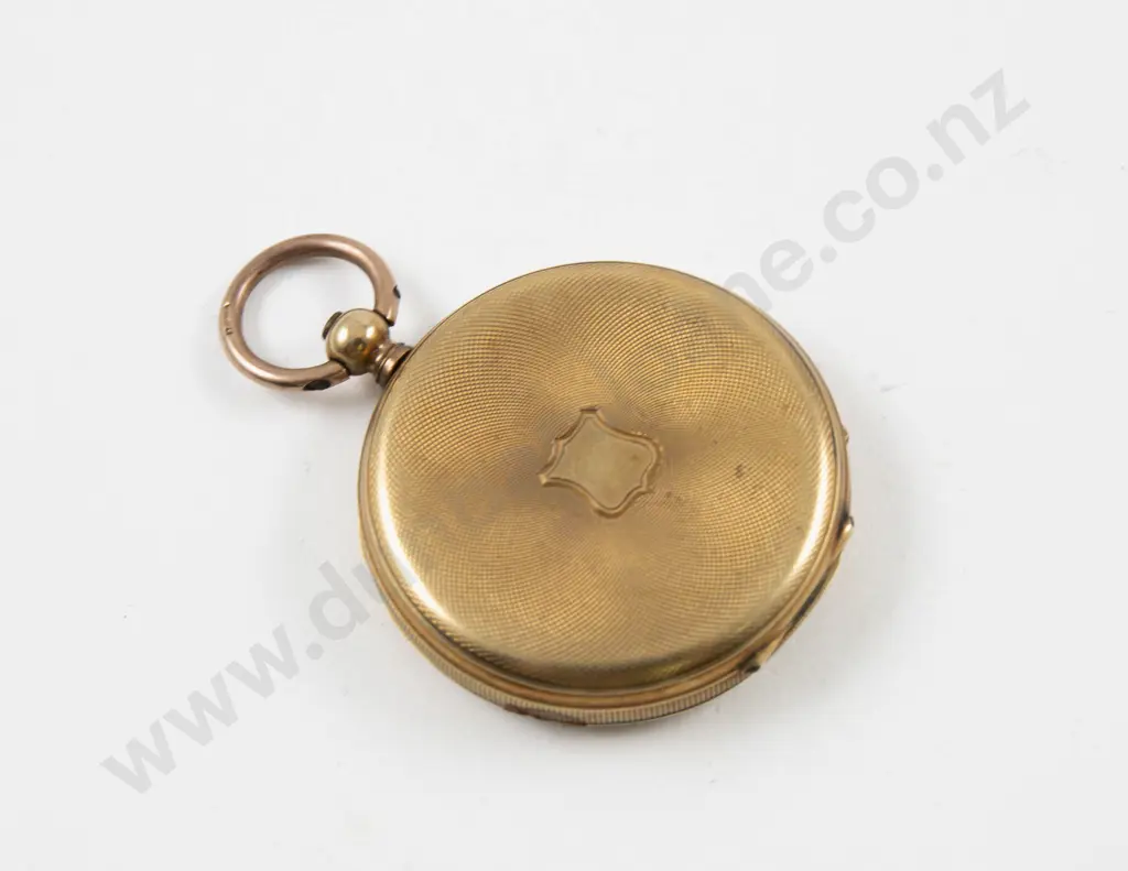 9ct Open Face Key Wind Pocket Watch Image 1++