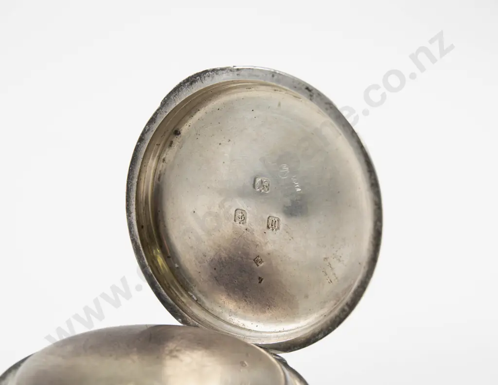 S/S Open Face Key Wind Pocket Watch Image 1++