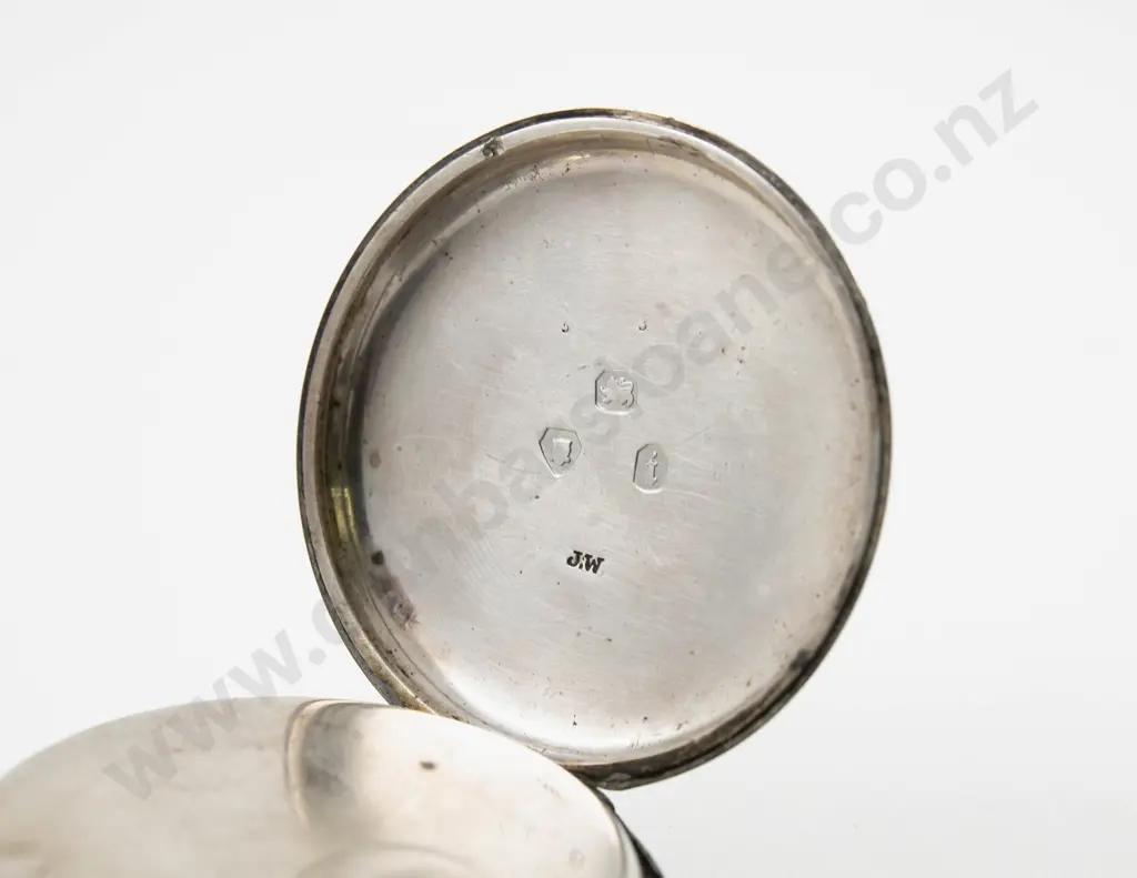 S/S Open Face Key Wind Pocket Watch Image 1++