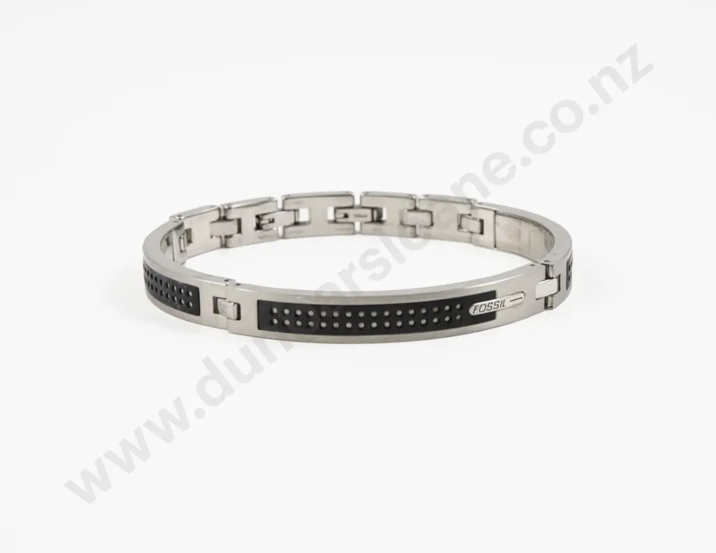Fossil Stainless Steel Fancy Link Gents Bracelet Image 1++