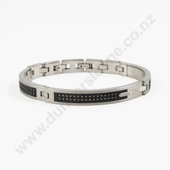 Fossil Stainless Steel Fancy Link Gents Bracelet