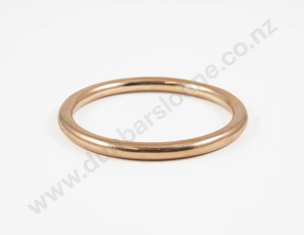 9ct on Sterling Silver Bangle Image 1++