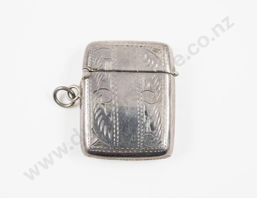 .925 Silver Vesta with Hanging Loop Image 1++