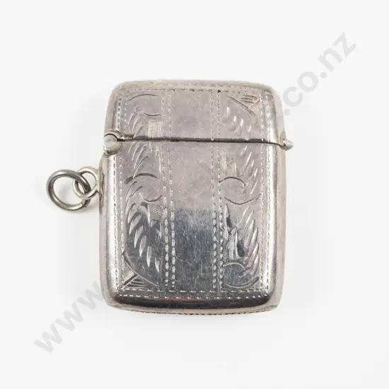 .925 Silver Vesta with Hanging Loop