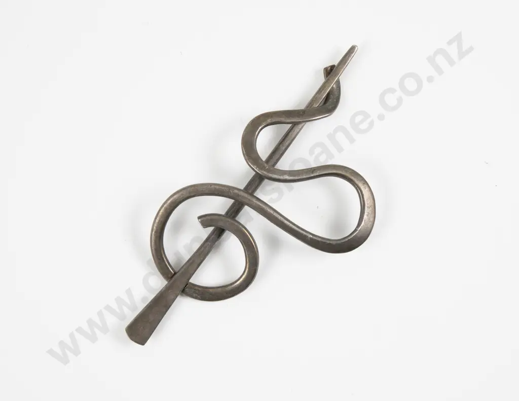 Modern Design Silver Hair Pin Image 1++