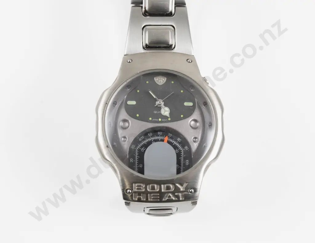 Body Heat Stainless Steel Gents Wrist Watch Image 1++