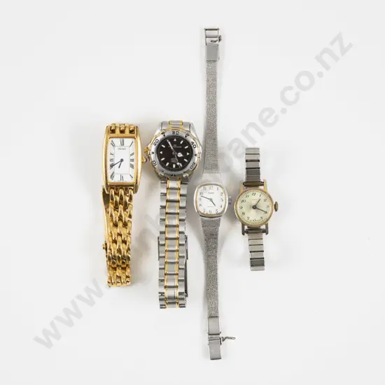 Four Assorted Ladies Modern Wrist Watches