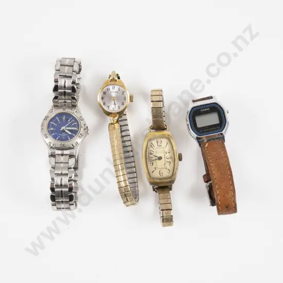 Four Assorted Ladies Modern Wrist Watches