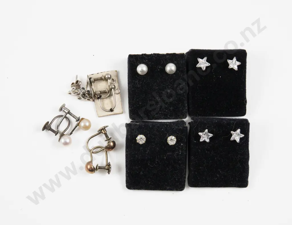 Collection of Assorted S/S and Costume Earrings Image 1++