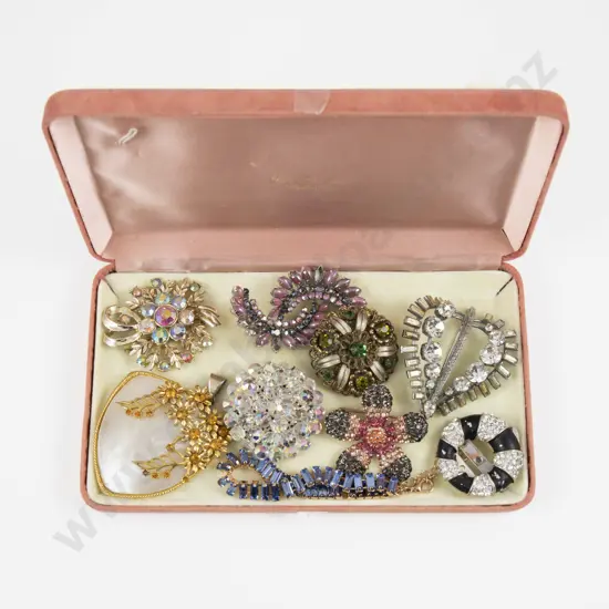 Collection of Assorted Crystal Stone Costume Jewellery