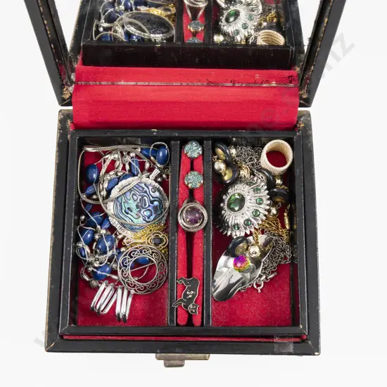 Collection of Assorted Costume Jewellery with Jewellery Box